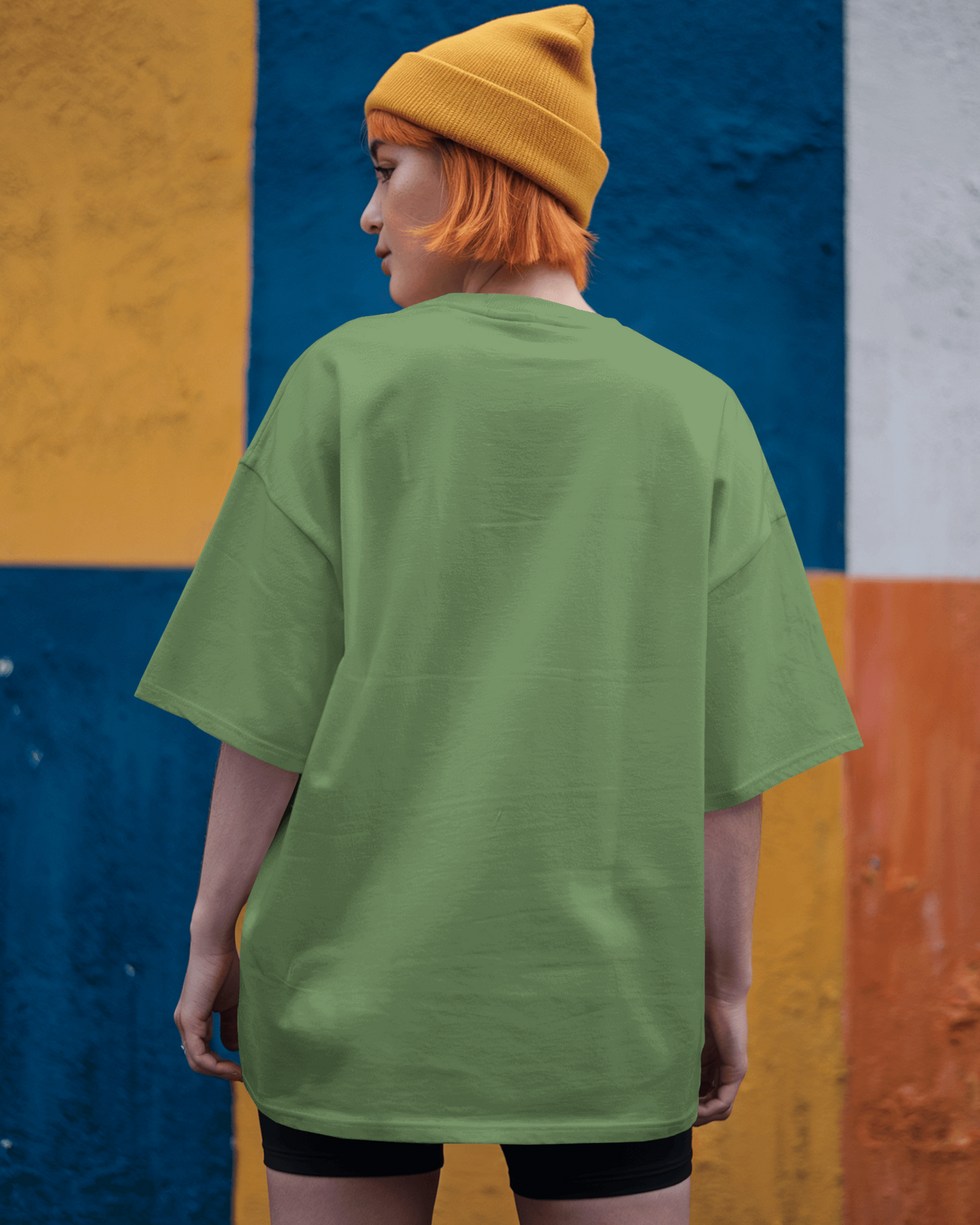 Women's Solid Oversized Shinker T-shirt