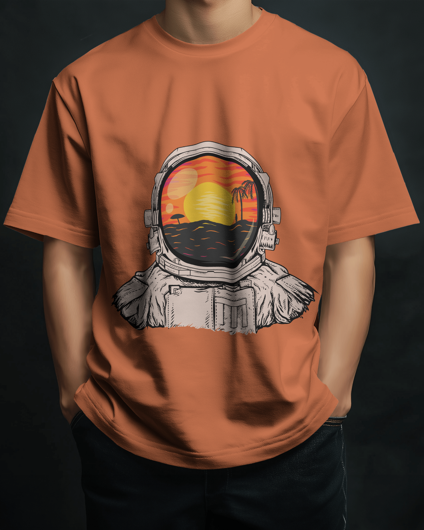 Astronaut X Sunset