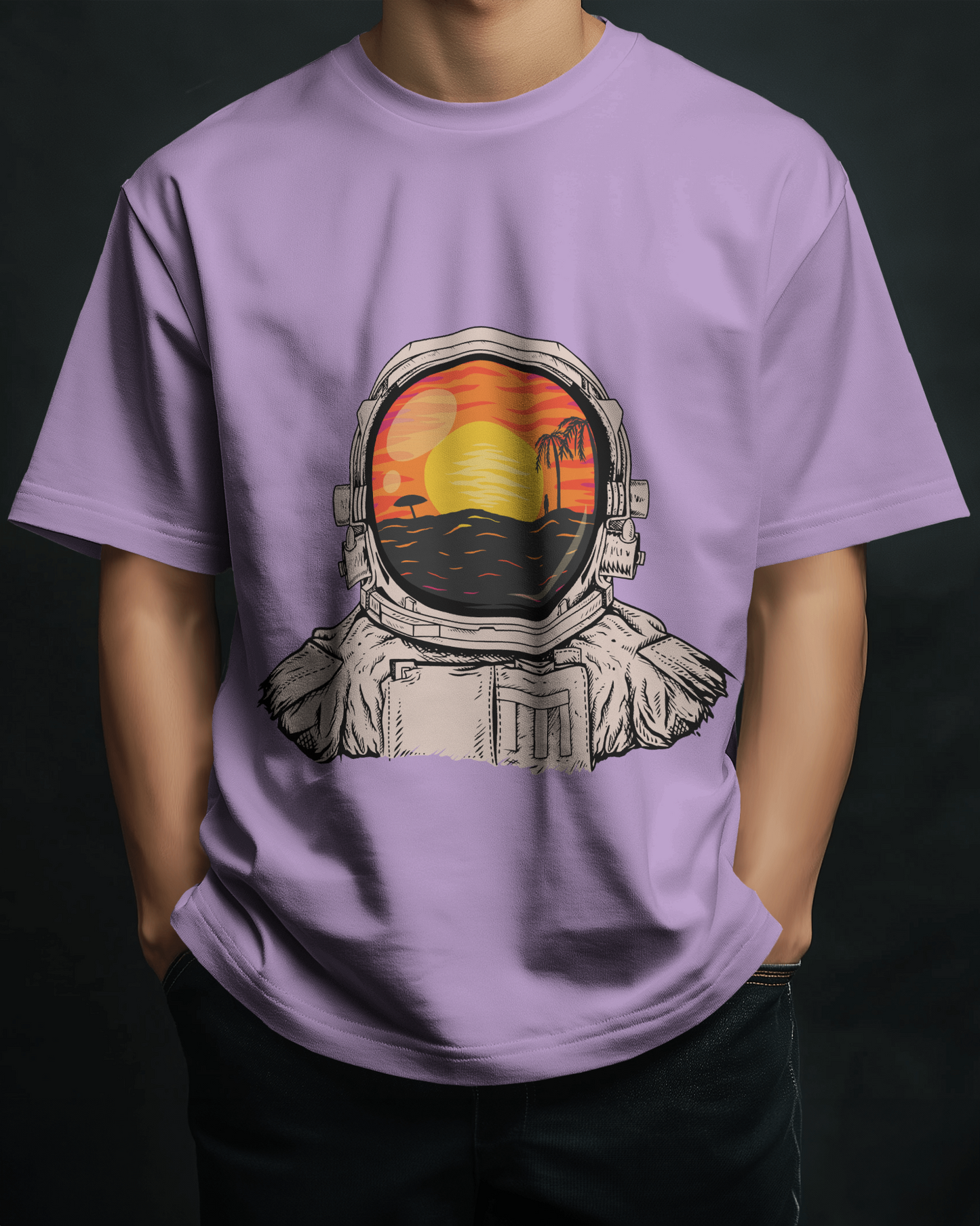 Astronaut X Sunset