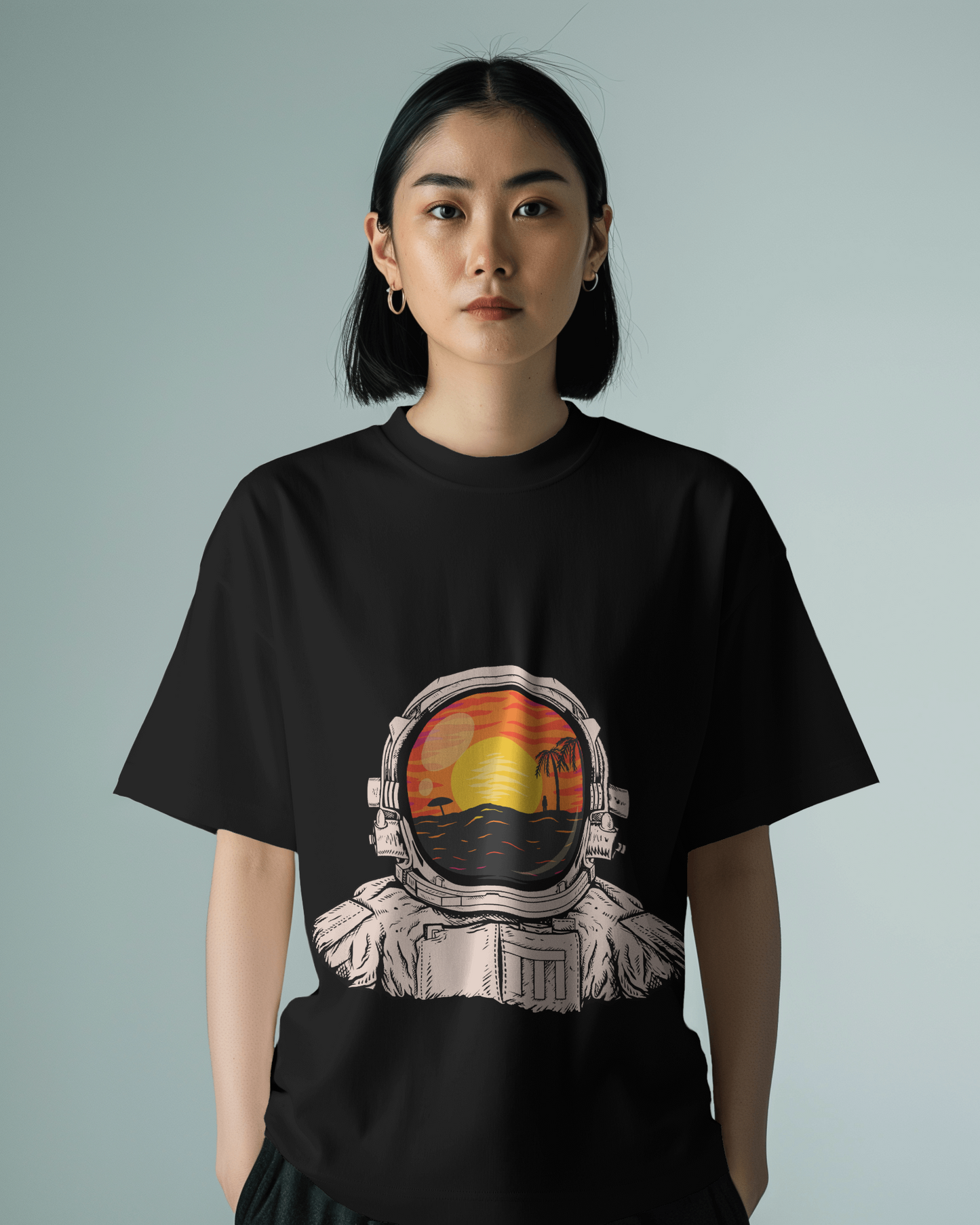 Astronaut X Sunset