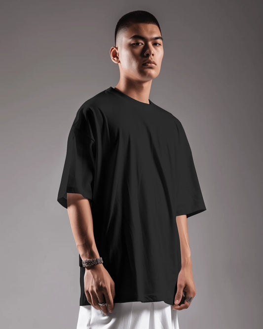 Men's Solid Oversized Shinker T-shirt