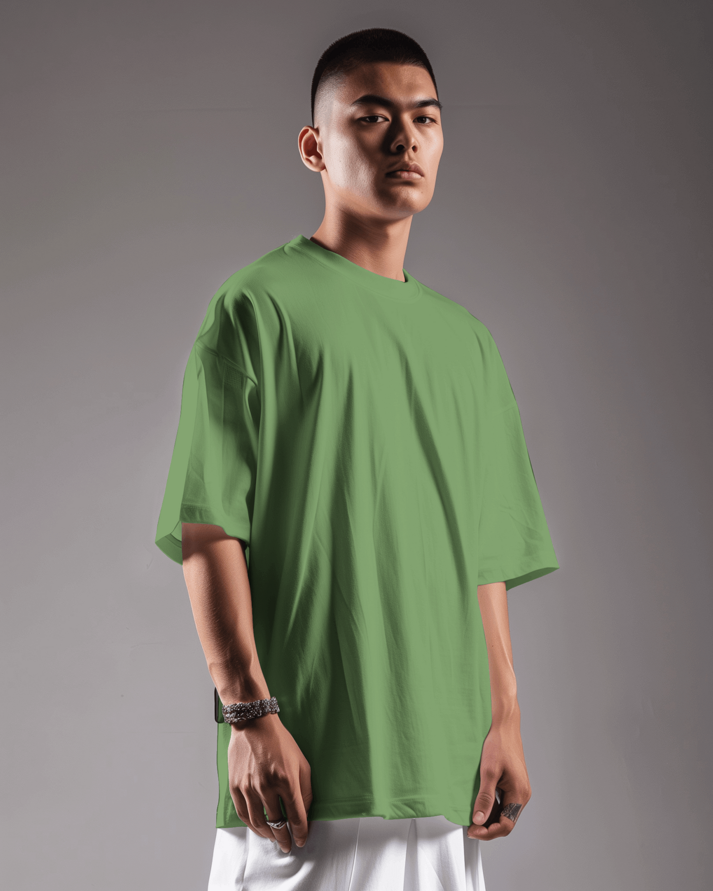 Men's Solid Oversized Shinker T-shirt