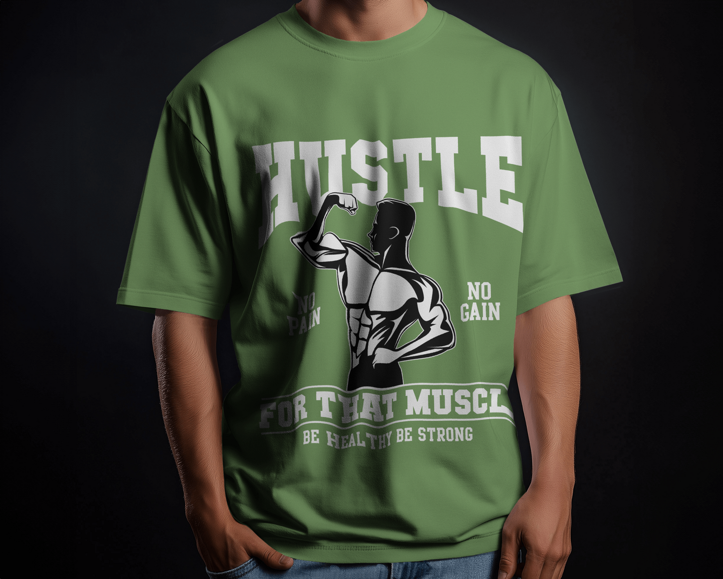 Men's Hustle For That Muscle