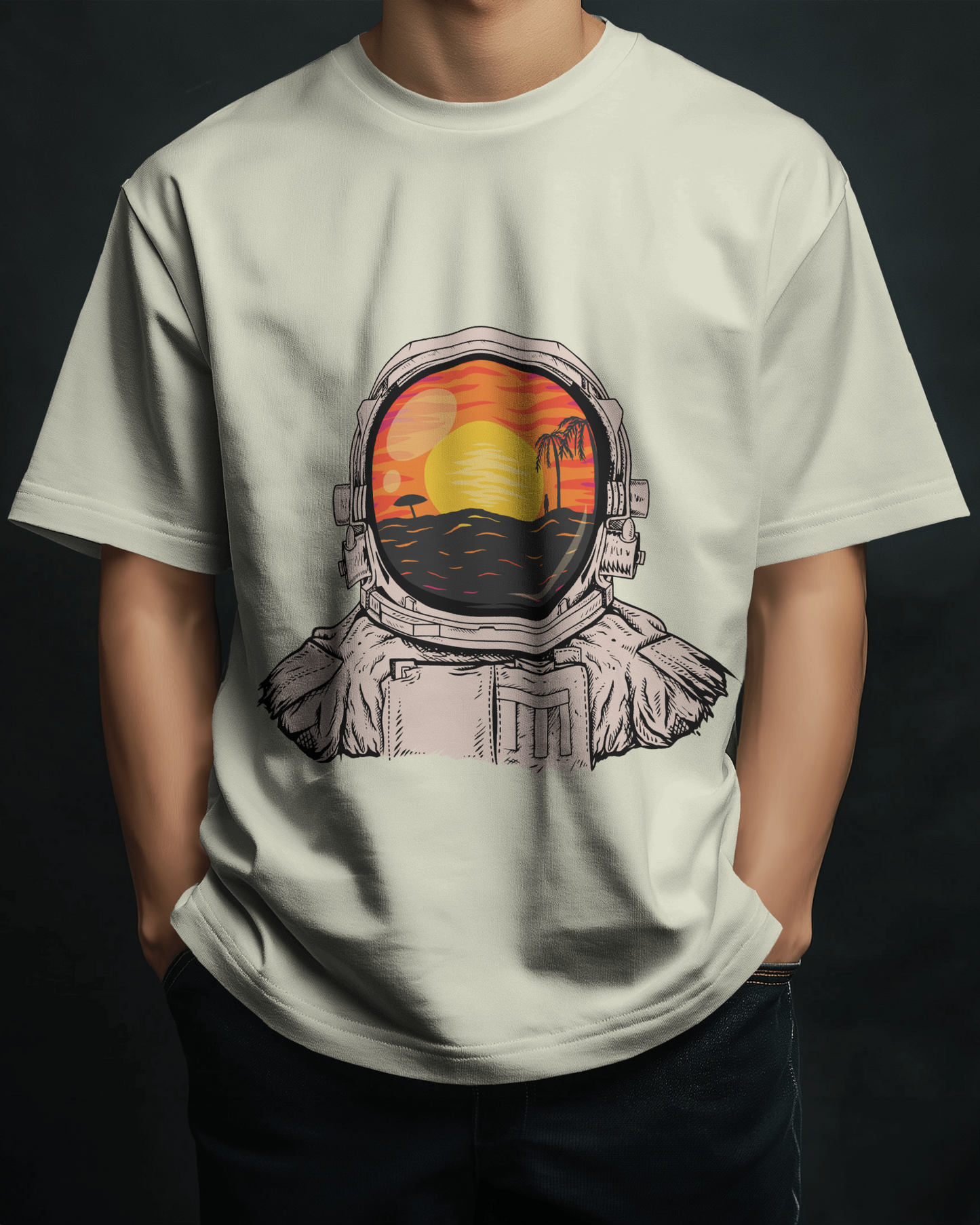Astronaut X Sunset