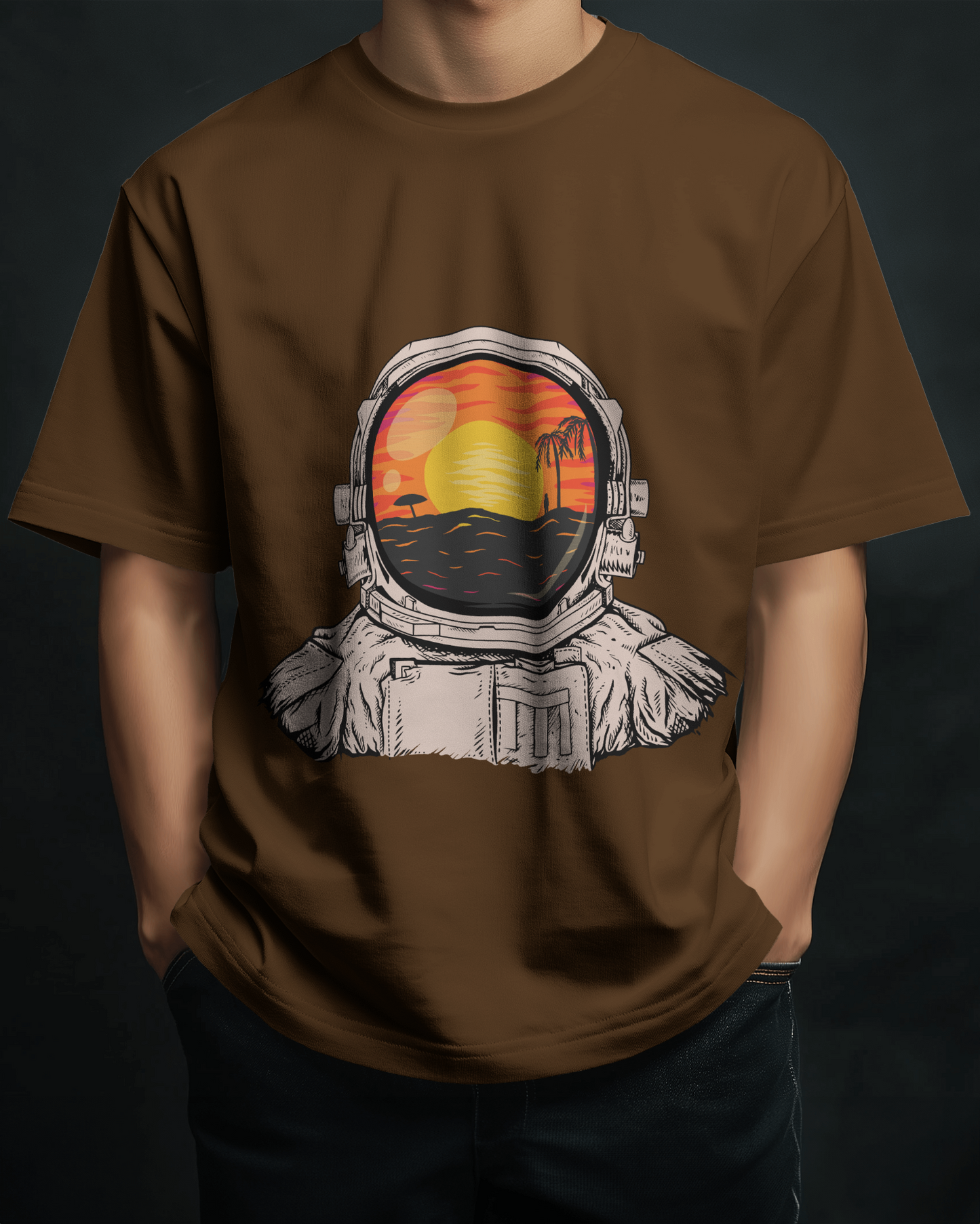 Astronaut X Sunset