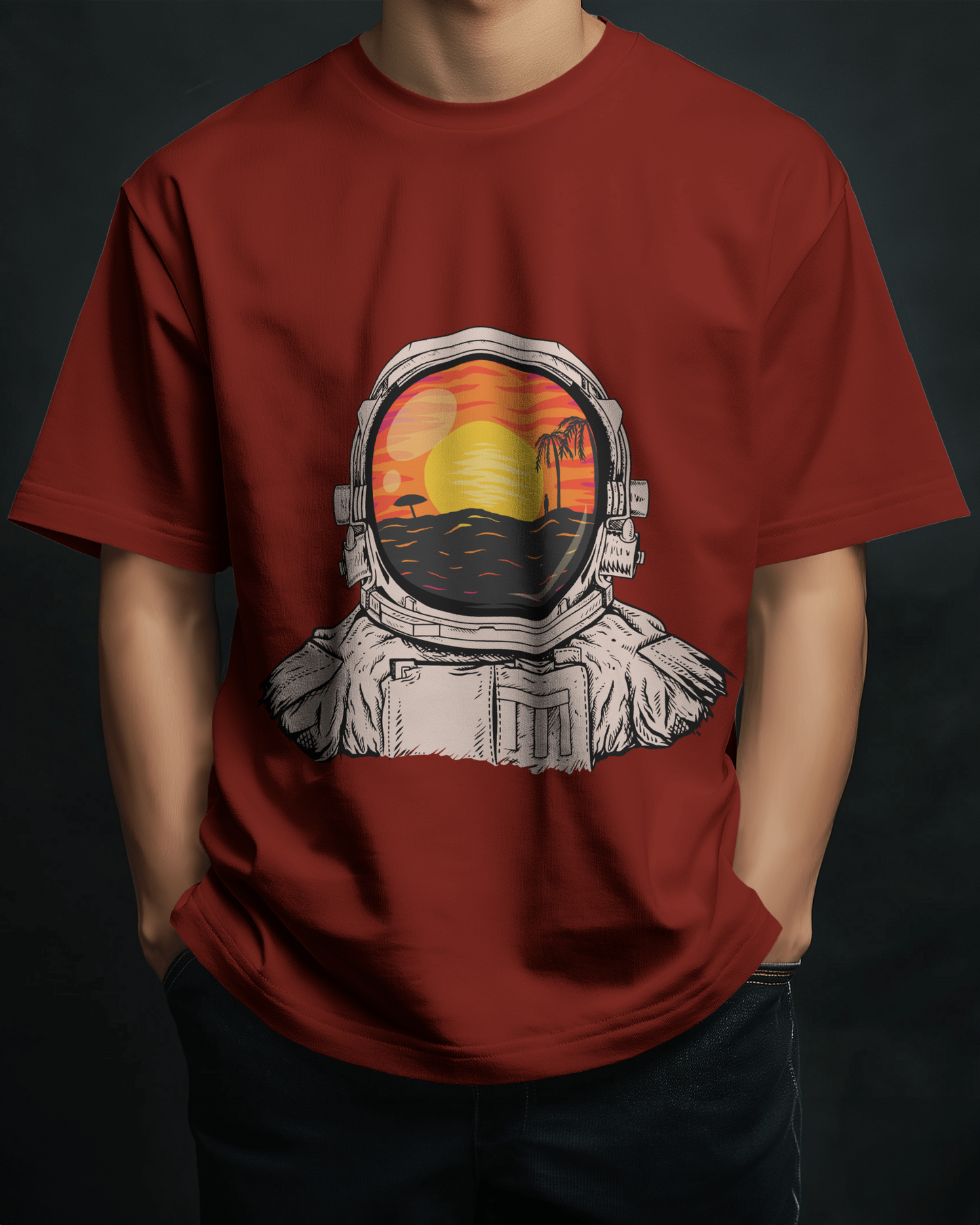 Astronaut X Sunset