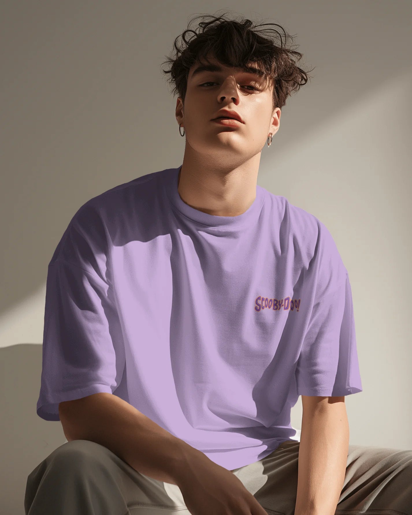 Shaggy & Scooby-Doo Graphic Printed Oversized T-shirt