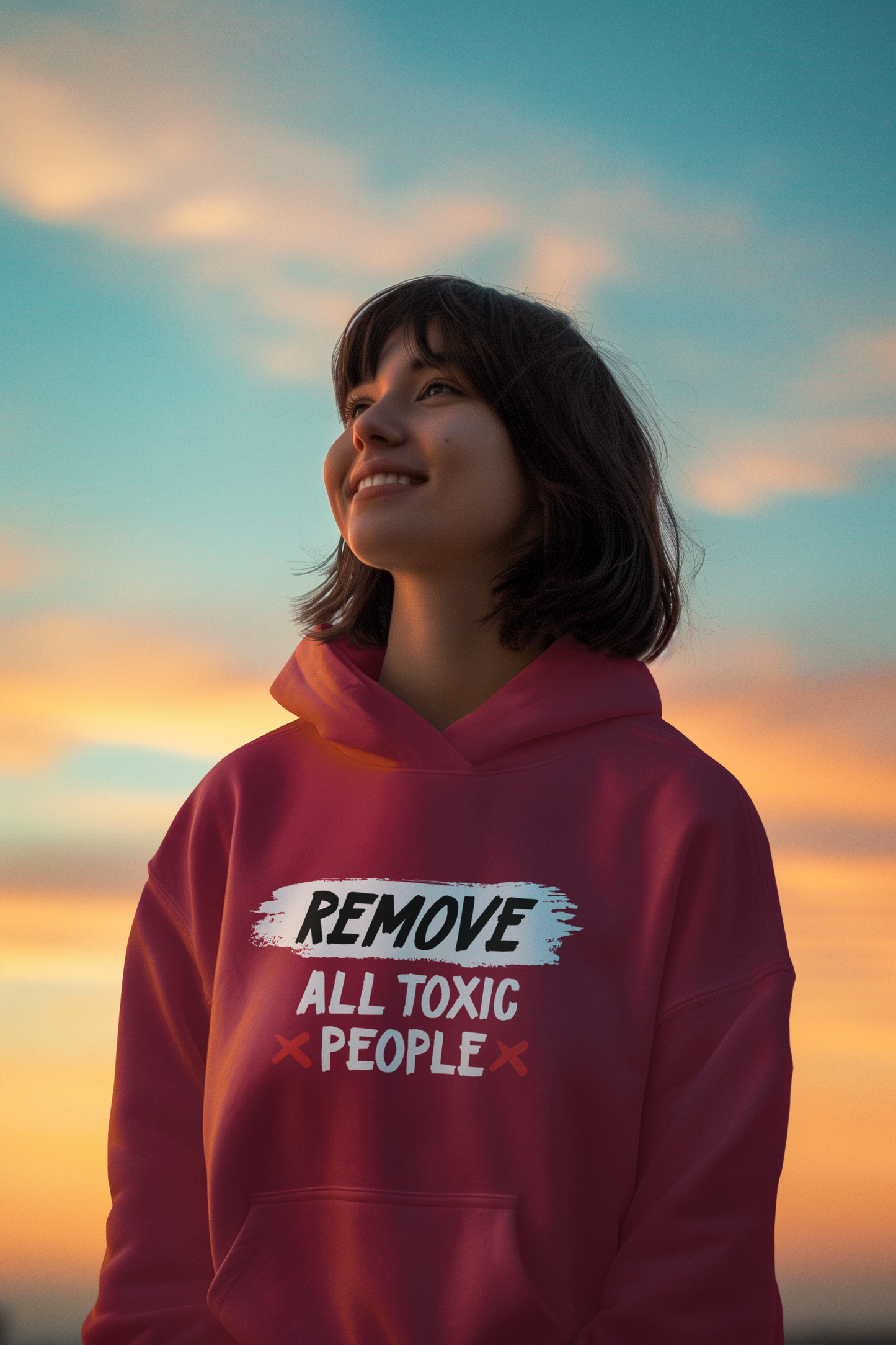 REMOVE ALL TOXIC PEOPLE HOODIE