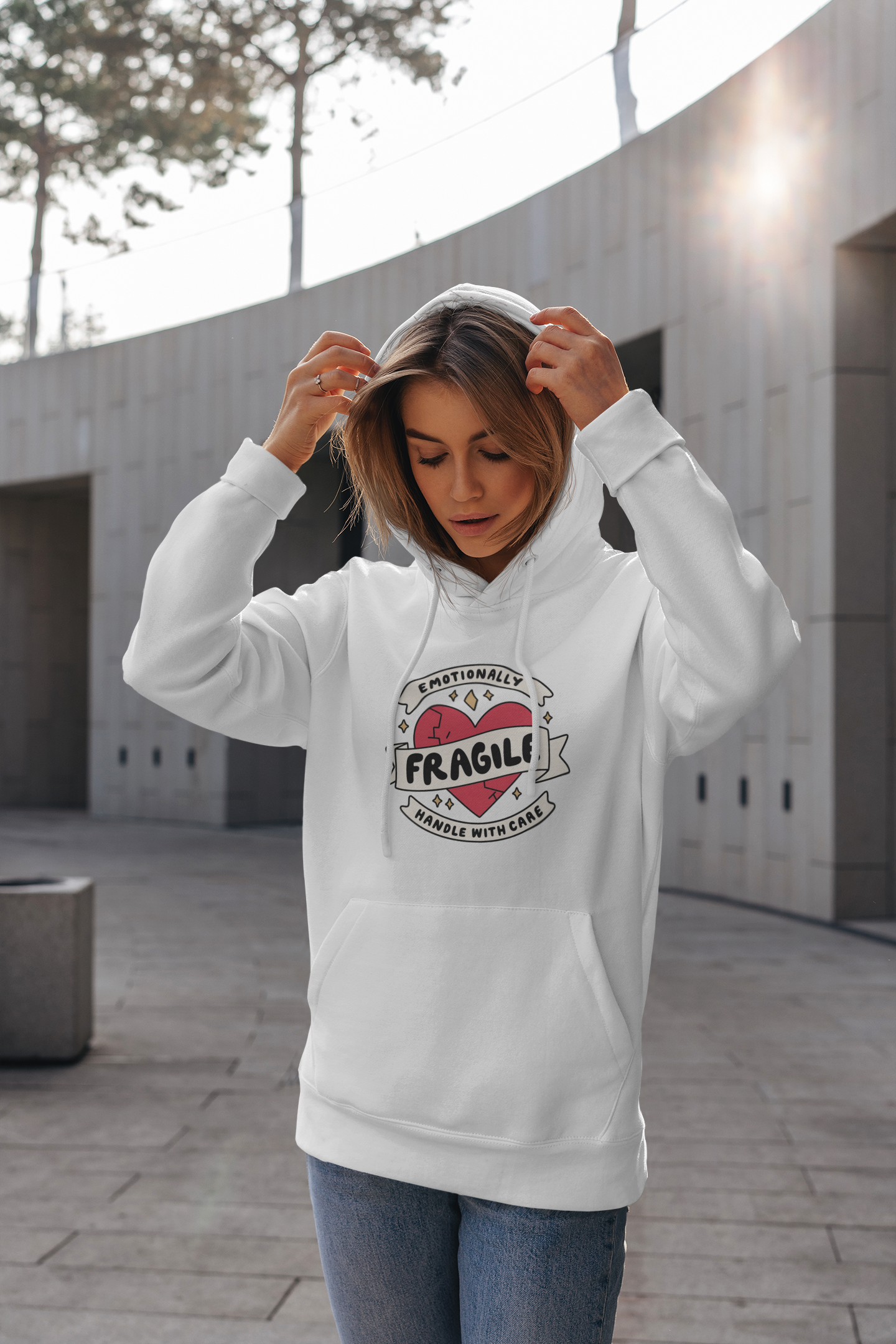EMOTIONALLY FRAGILE HOODIE