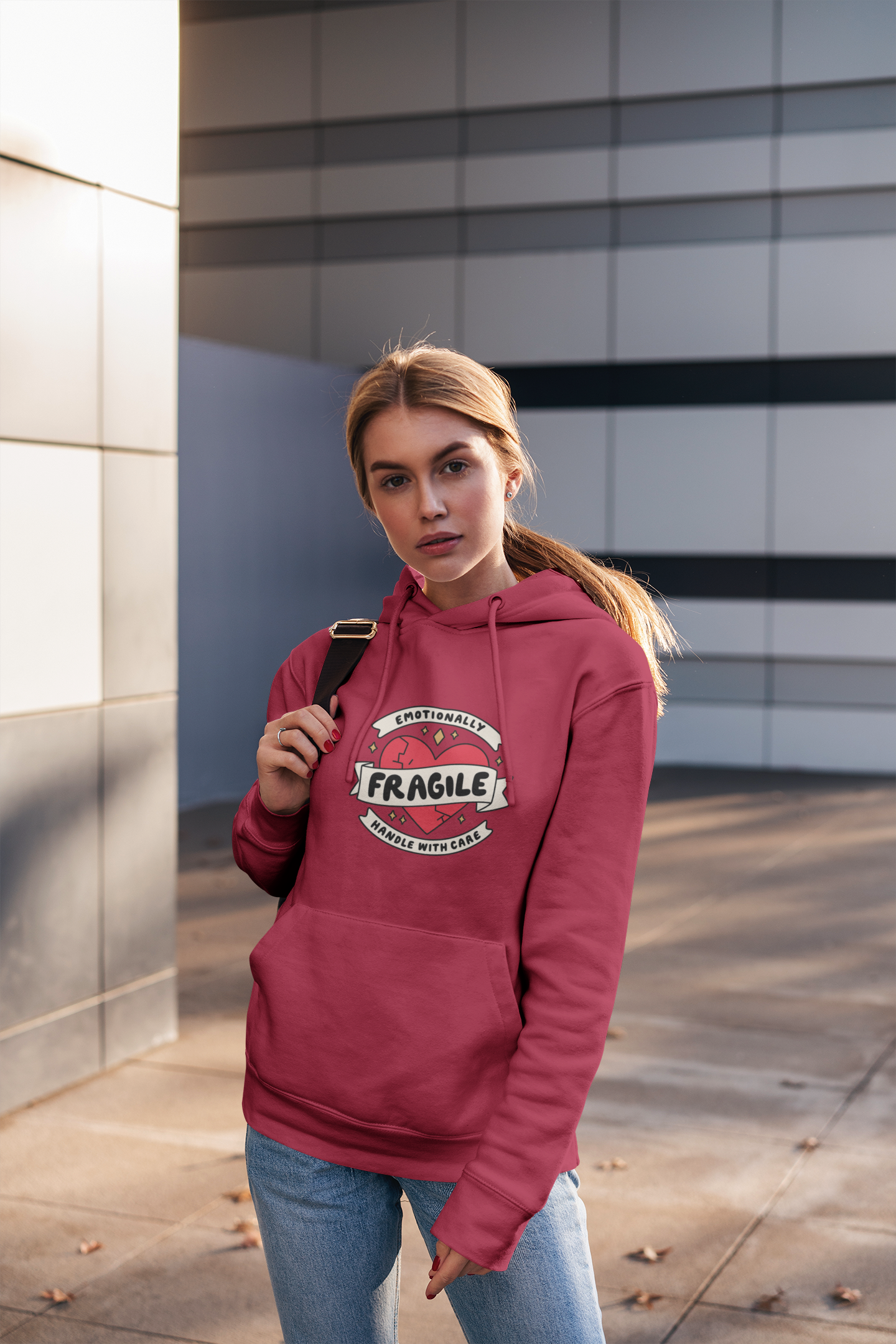 EMOTIONALLY FRAGILE HOODIE