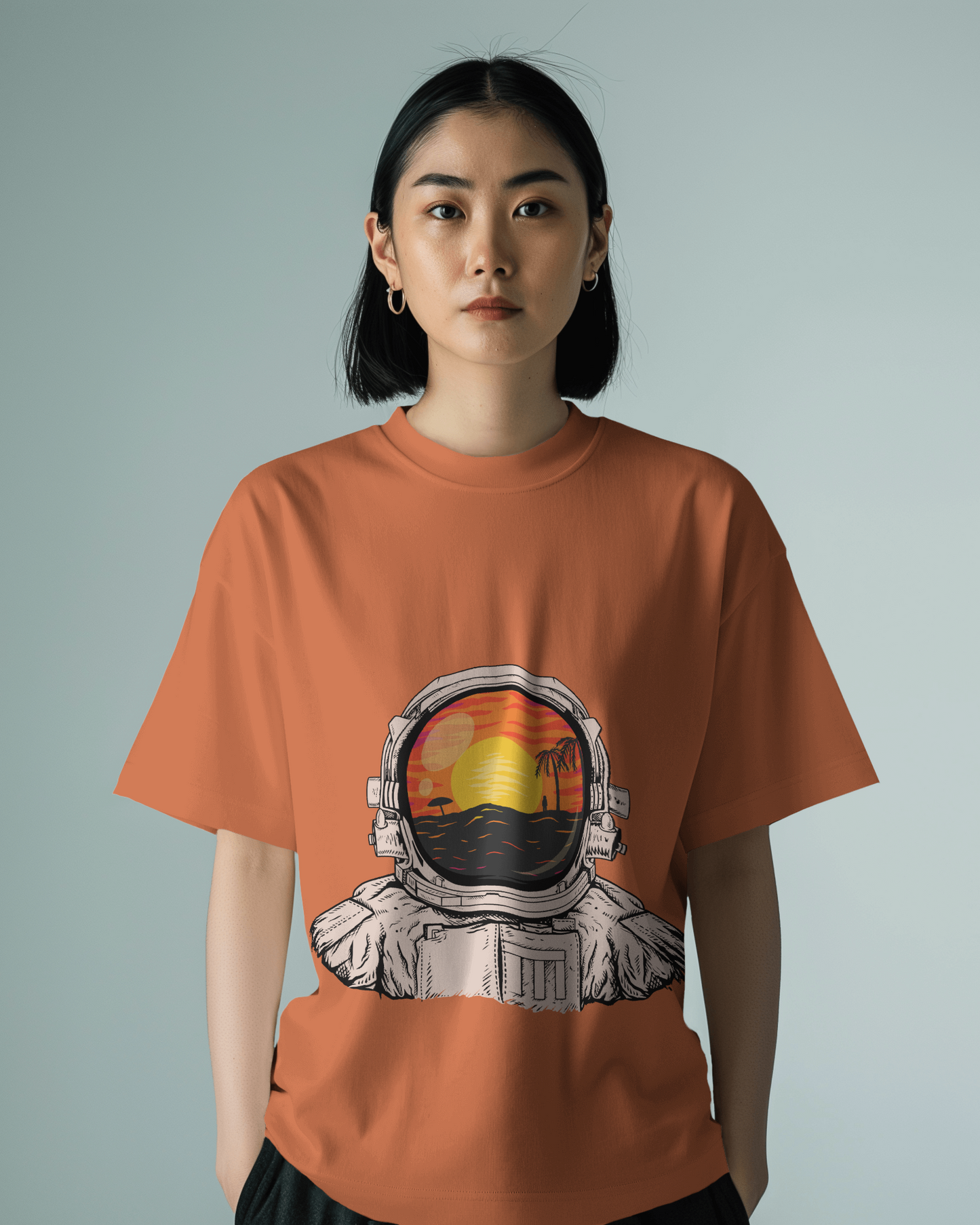 Astronaut X Sunset