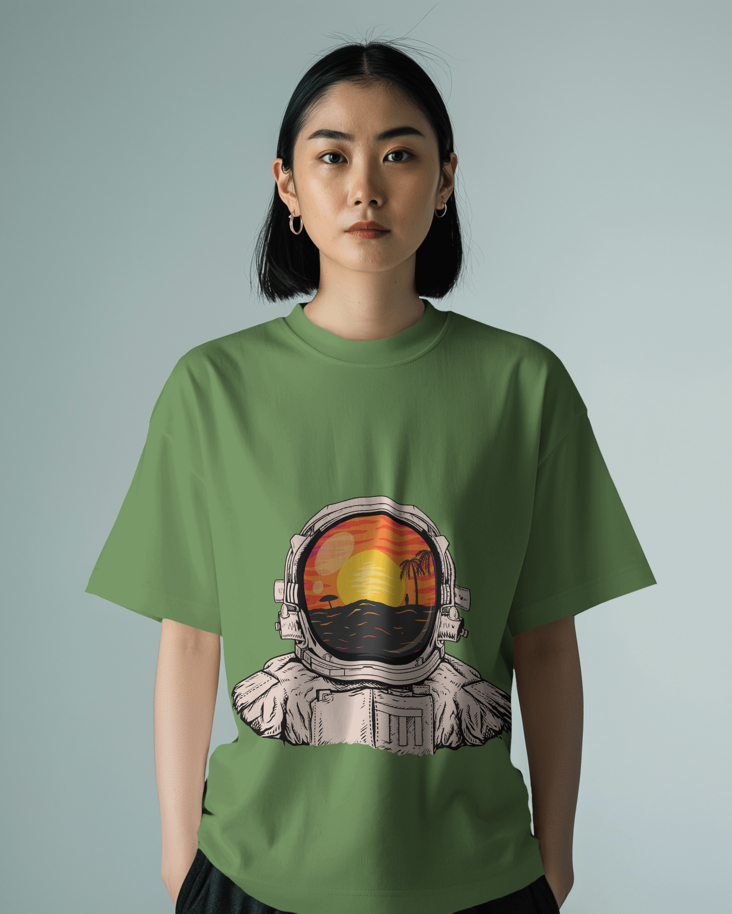 Astronaut X Sunset