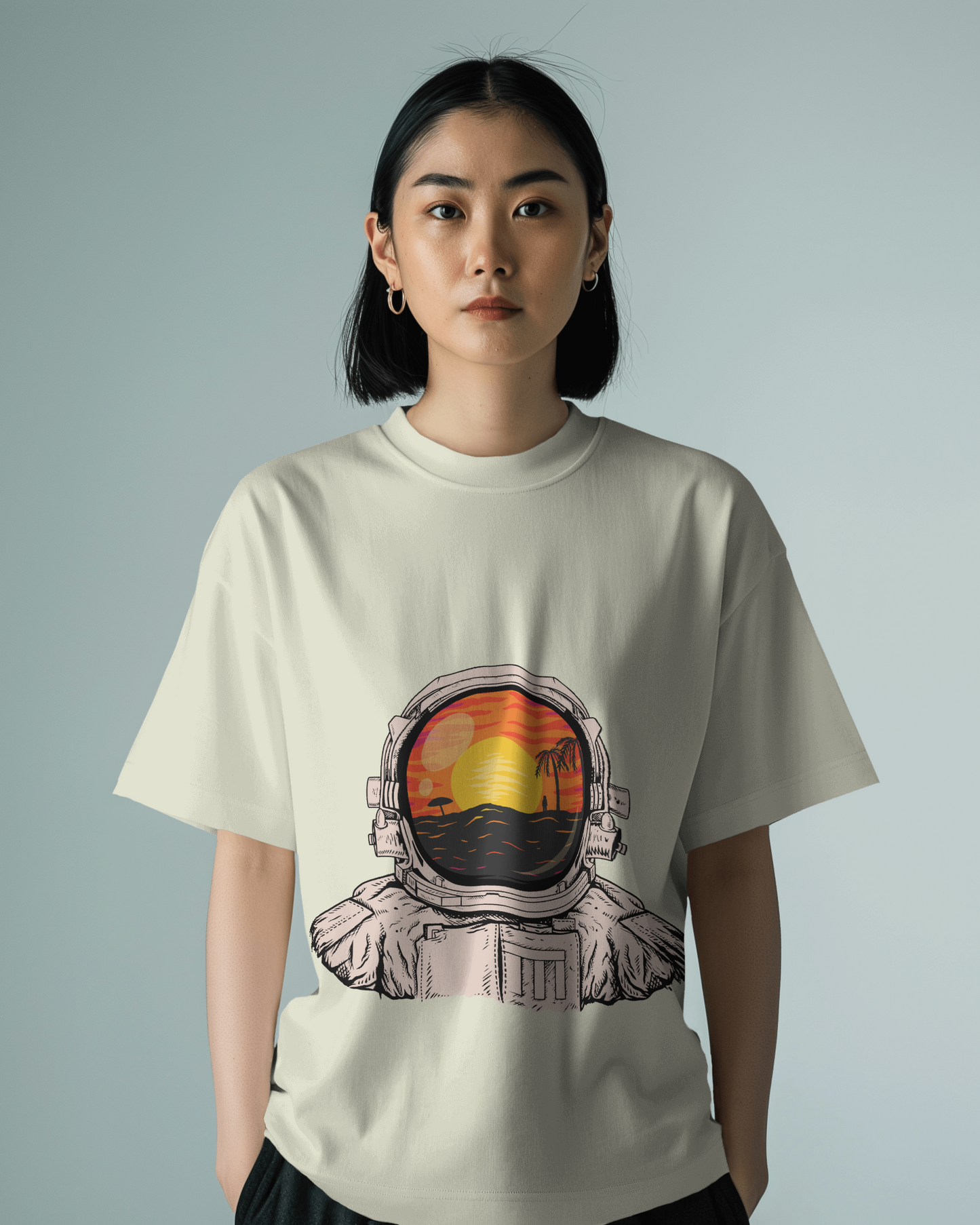 Astronaut X Sunset