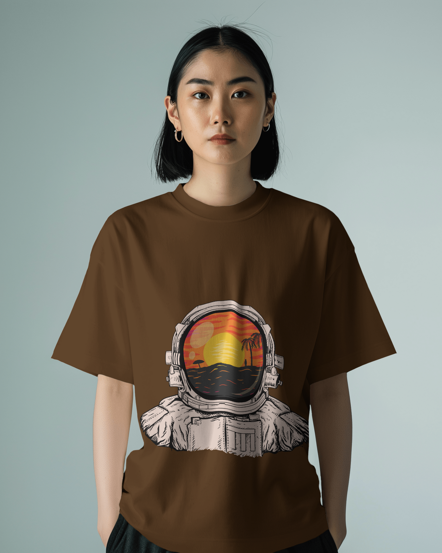 Astronaut X Sunset