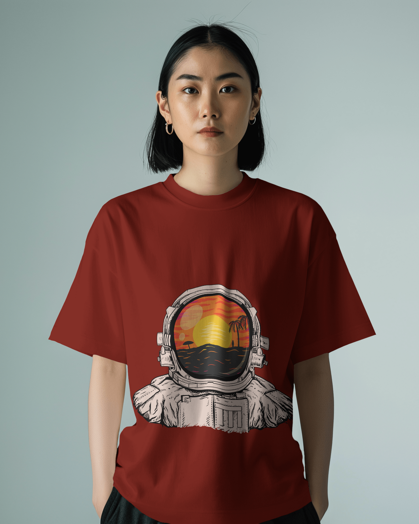 Astronaut X Sunset