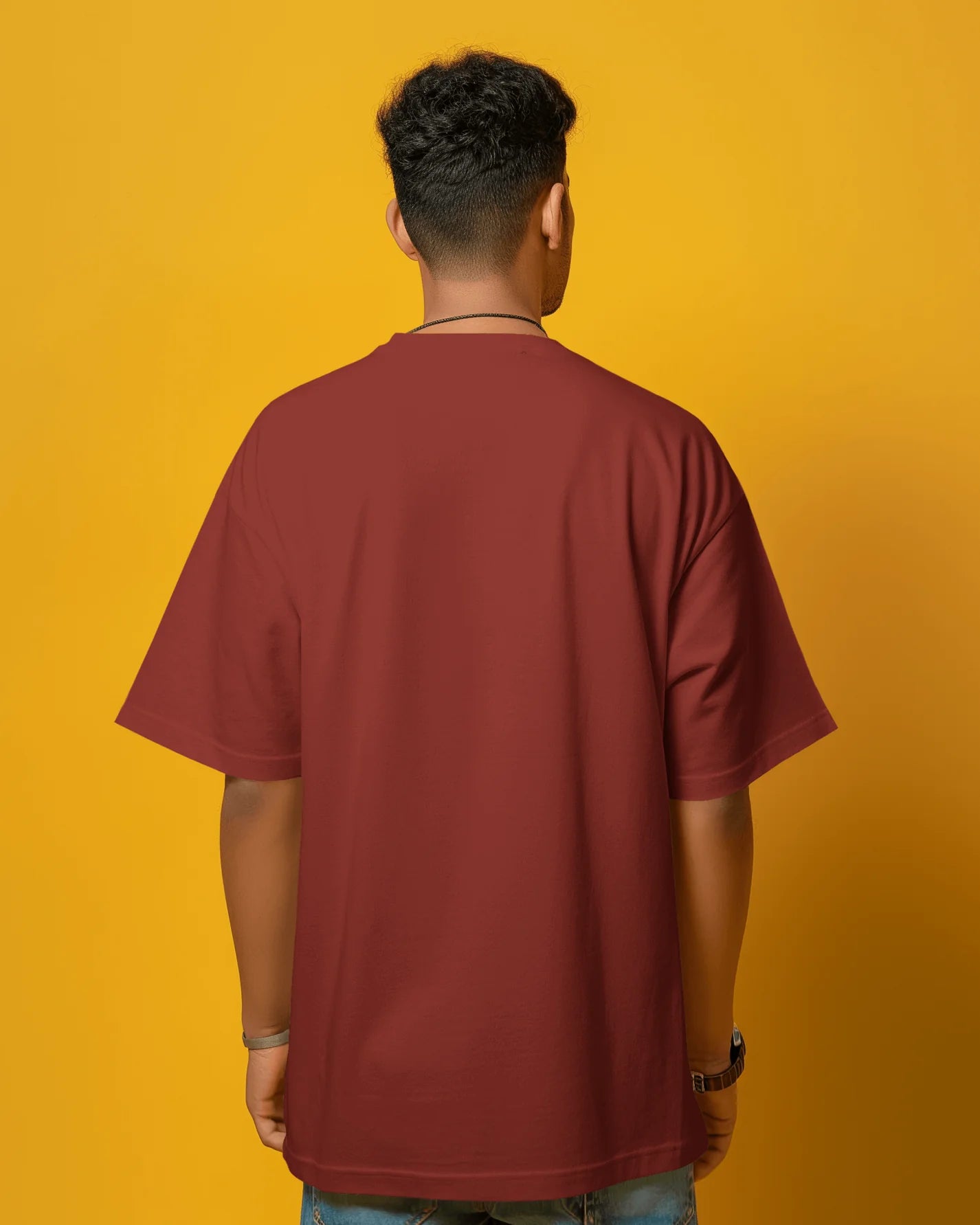Men's Solid Oversized Shinker T-shirt