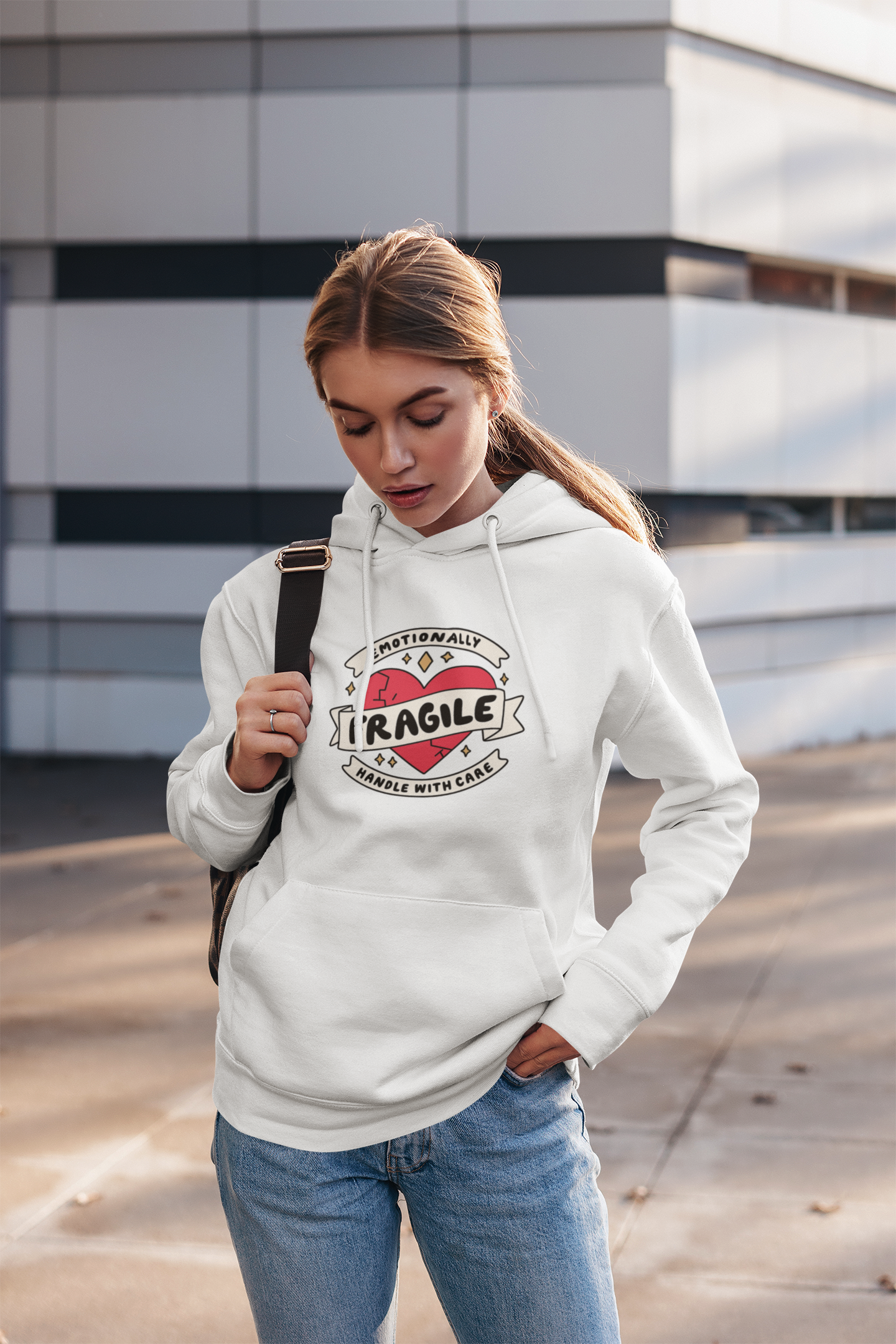 EMOTIONALLY FRAGILE HOODIE