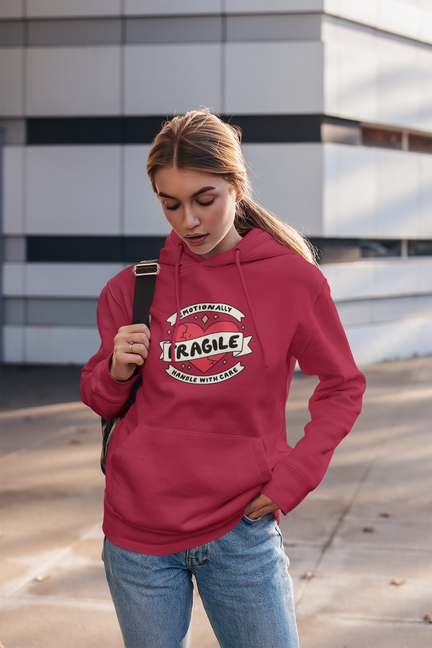 EMOTIONALLY FRAGILE HOODIE