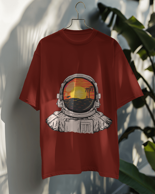 Astronaut X Sunset